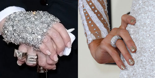 Блестящий маникюр